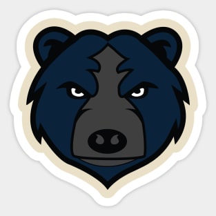 Bear Head Mascot Sticker